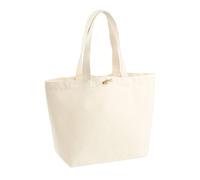Westford Mill Organic Marina Tote Shopping Bag (20L) (Pack of 2) - Natural