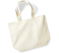 Westford Mill Maxi Tote Shopper Bag - Reusable and Sustainable - Natural
