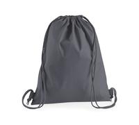 Westford Mill Men's Drawstring Bag in Dark Grey Westford Mill Dark Grey