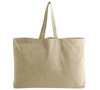 Westford Mill Men's Garment Dyed Oversized Tote Bag in Light Sand Westford Mill Light Sand One Size