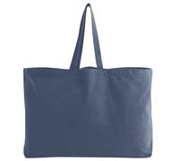 Westford Mill Men's Garment Dyed Oversized Tote Bag in Mid Blue Westford Mill Mid Blue One Size
