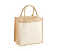 Westford Mill Men's Jute Pocket Tote Bag in Natural Westford Mill Natural One Size