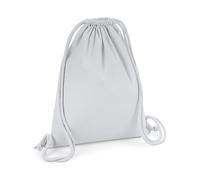 Westford Mill Men's Premium Cotton Gym Sack in Light Grey Westford Mill Light Grey