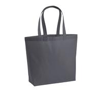Westford Mill Premium Cotton Maxi Tote Bag D - Graphite Grey
