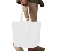 Westford Mill Premium Cotton Maxi Tote Bag (Pack of 2) - White