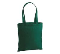 Westford Mill Men's Premium Cotton Tote Bag in Bottle Green Westford Mill Bottle Green One Size