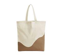 Westford Mill Men's Wave Pattern Maxi Tote Bag in Medium Beige Westford Mill Medium Beige One Size