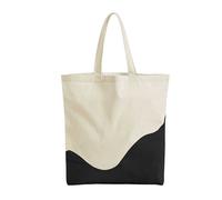 Westford Mill Men's Wave Pattern Maxi Tote Bag in Natural Westford Mill Natural One Size