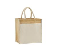 Westford Mill Mini Starched Jute 14L Shopper Bag in Natural Westford Mill Natural
