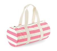 Westford Mill Nautical barrel bag W688 - Unisex, Printed stripe design