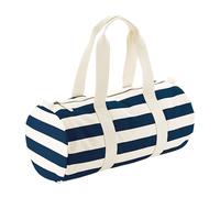 Westford Mill Nautical barrel bag W688 - Unisex, Printed stripe design