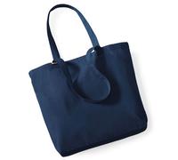 Westford Mill Organic Cotton Shopper Bag - 16 Litres - Navy Blue