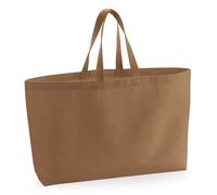 Westford Mill Canvas Tote Bag W696 - Oversized - Caramel