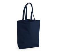 Westford Mill Plain Fair Trade Camden Shopper Shopping Bag (13 Litres) in Navy Westford Mill Navy