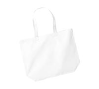 Westford Mill Premium Cotton Maxi Tote in White Westford Mill White
