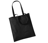 Westford Mill Promo Bag For Life - 10 Litres (Pack Of 2) (One Size) (Black)