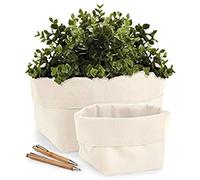 Westford Mill Reversible Canvas Organiser Bag in Natural | Size: Large