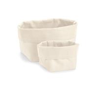 Westford Mill Reversible Canvas Personal Organiser Natural (17.5Cm X 13Cm X 13Cm)