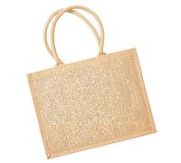 Westford Mill Shimmer Jute ShopperOne Size Natural Gold BC5368