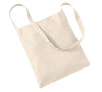 Westford Mill Sling Tote Bag - 8 Litres (Pack of 2) (One Size) (Natural)