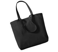 Westford Mill Unisex Adult 180 Shopper Bag - Black, One Size