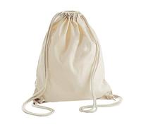 Westford Mill Unisex Adult 810 Gym Sac Bag - Natural, One Size