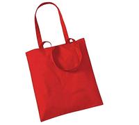 Westford Mill W101 Bag for Life - Long Handles - Bright Red