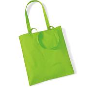Westford Mill W101 Bag for Life - Long Handles - Lime Green