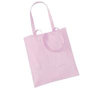 Westford Mill W101 Bag for Life - Long Handles - Pastel Pink