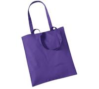 Westford Mill Bag for Life W101 - Long Handles - Purple