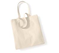 Westford Mill W108 Canvas Classic Shopper Natural Colour: Natural One Size