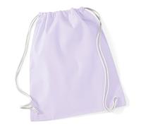 Westford Mill W110 Cotton Gymsac - Lavender/White
