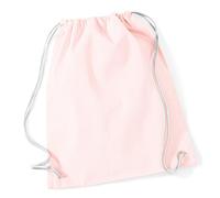 Westford Mill W110 Cotton Gymsac - Pastel Pink/White