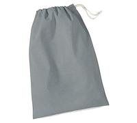 Westford Mill W115 Cotton Stuff Bag - Pure Grey - M