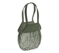Westford Mill W150 Organic Cotton Mesh Grocery Bag - Olive Green