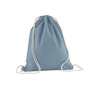 Westford Mill W160 Organic Cotton InCo. Gymsac - Dusty Blue