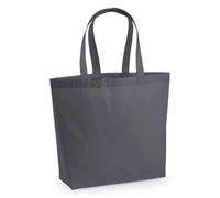 Westford Mill Premium Cotton Maxi Tote One Size Graphite Grey
