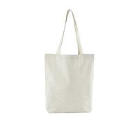 Westford Mill Striped Organic Cotton Tote One Size Grey Stripe