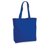 Westford Mill W265 Organic Premium Cotton Maxi Tote - Bright Royal