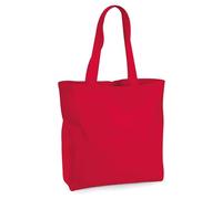 Westford Mill W265 Organic Premium Cotton Maxi Tote - Classic Red