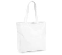 Westford Mill W265 Organic Premium Cotton Maxi Tote - White