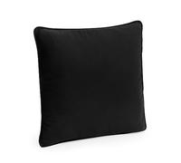 Westford Mill Cushion Cover W355 Fairtrade Cotton Piped Natural/Black 40 x 40 cm