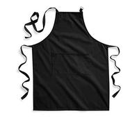 Westford Mill W364 Fairtrade Cotton Adult Craft Apron - Black