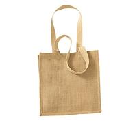 Westford Mill W406 Jute Compact Tote - Natural