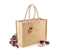 Westford Mill Jute Shopper Bag W407 Classic - Eco-Friendly & Stylish