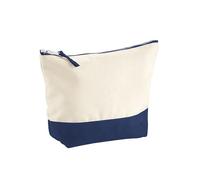 Westford Mill W544 Dipped Base Canvas Accessory Bag - Natural/Navy - L