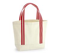 Westford Mill Boat Bag W690 – EarthAware® Organic – Natural/Classic Red