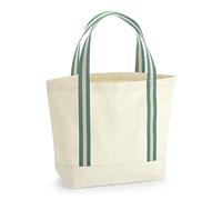 Westford Mill EarthAware Organic Boat Bag One Size Natural/Sage Green