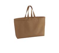 Westford Mill ® W696 Oversized Canvas Tote Bag - Caramel