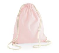 Westford Mill W810 EarthAware® Organic Gymsac - Pastel Pink